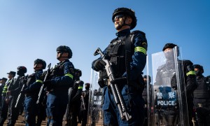 西安公安举办巡警比武汇报演练