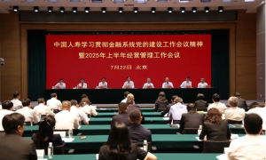 中国人寿寿险公司召开学习贯彻金融系统党的建设工作会议精神暨2025年上半年经营管理工作会议